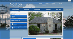 Desktop Screenshot of cityofnorton.com