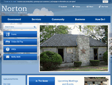 Tablet Screenshot of cityofnorton.com