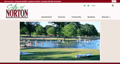 Desktop Screenshot of cityofnorton.org