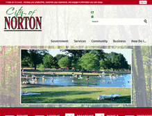 Tablet Screenshot of cityofnorton.org
